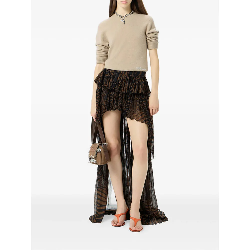 Skirt Asymmetric Brown/Black sold by Lord & Taylor product image thumbnail 2