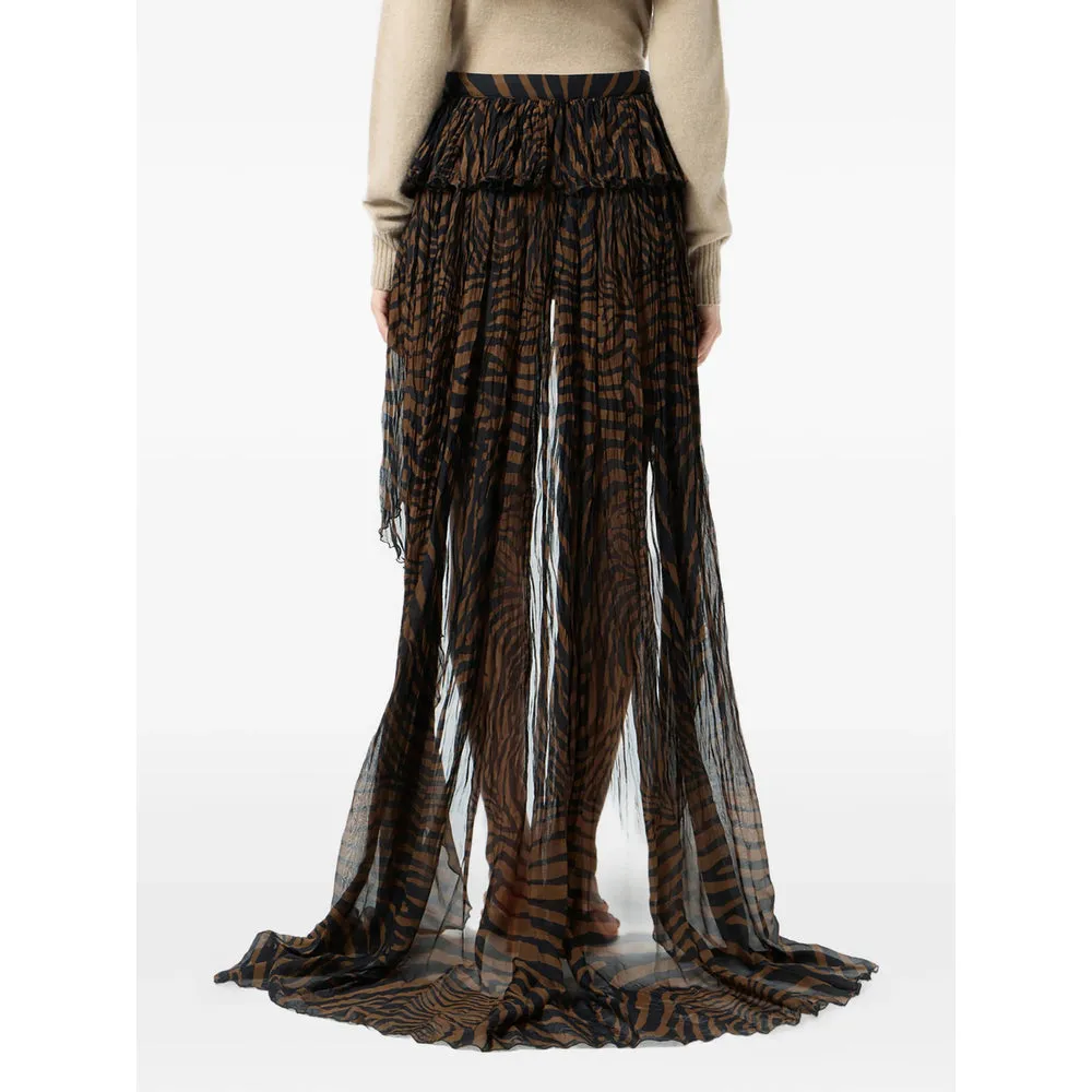 Skirt Asymmetric Brown/Black sold by Lord & Taylor product image thumbnail 3