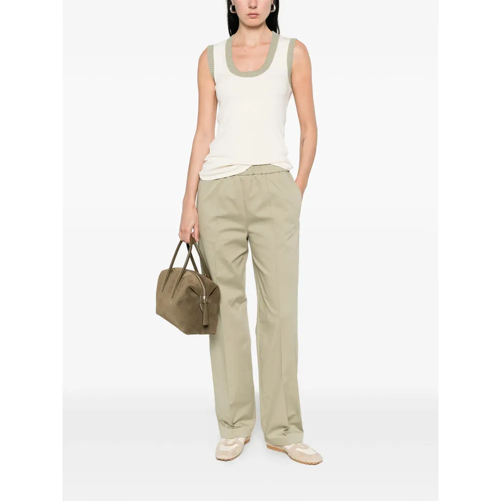 Straight Trousers Green sold by Lord & Taylor product image thumbnail 3