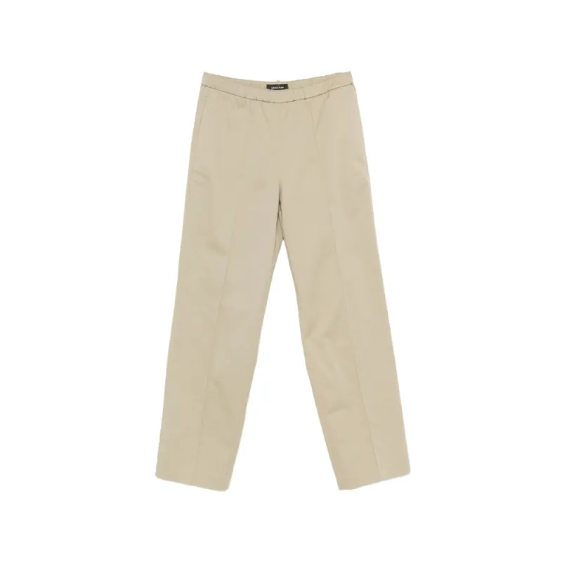 Straight Trousers Green made by Fabiana Filippi