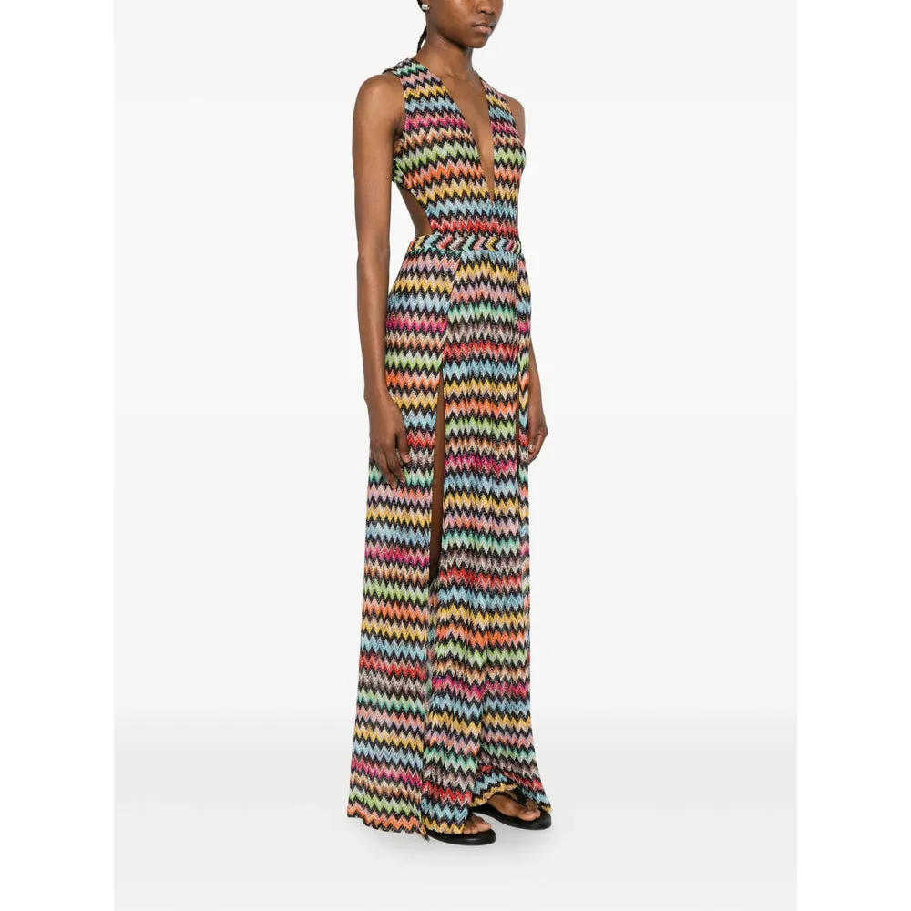 Jumpsuit Zigzag Knit Red/Pink sold by Lord & Taylor product image thumbnail 2