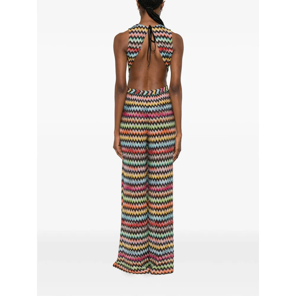 Jumpsuit Zigzag Knit Red/Pink sold by Lord & Taylor product image thumbnail 3