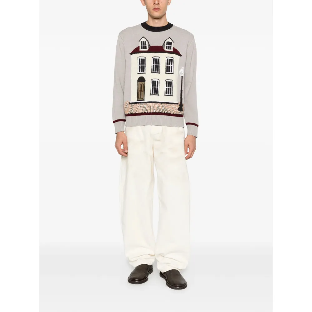 Sweater Crew-Neck Silk-Wool Grey sold by Lord & Taylor product image thumbnail 2