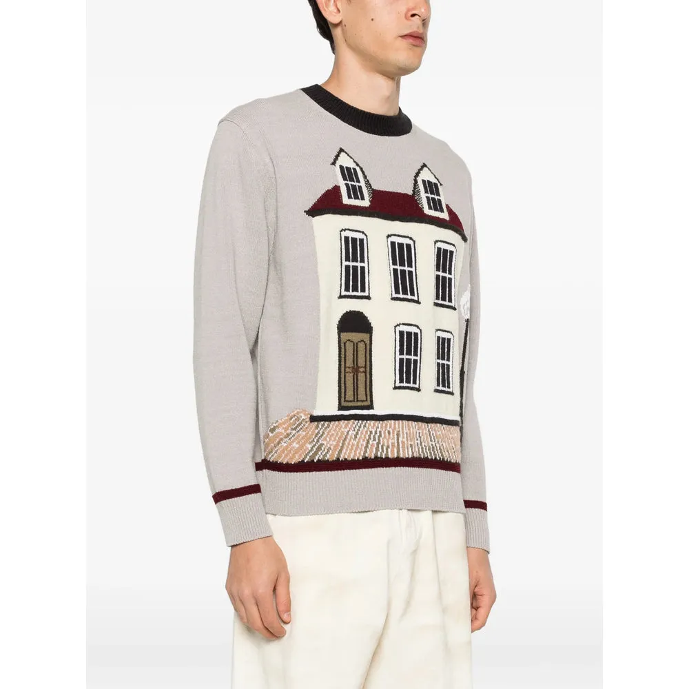 Sweater Crew-Neck Silk-Wool Grey sold by Lord & Taylor product image thumbnail 4