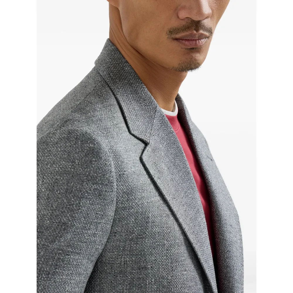 Jacket Grey Silk Blend sold by Lord & Taylor product image thumbnail 3