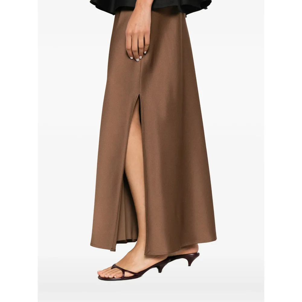 Straight Skirt Brown Satin sold by Lord & Taylor product image thumbnail 2