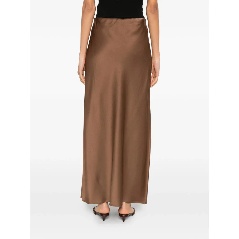 Straight Skirt Brown Satin sold by Lord & Taylor product image thumbnail 3
