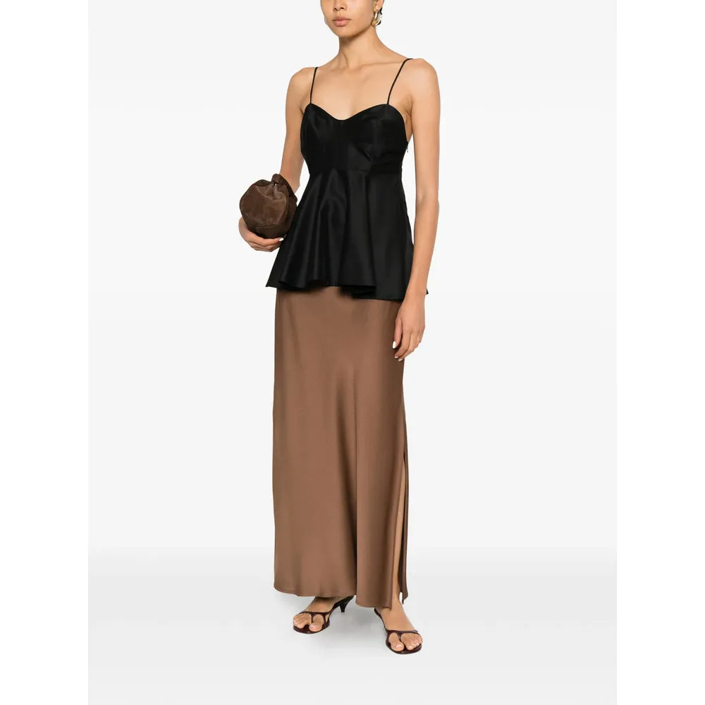 Straight Skirt Brown Satin sold by Lord & Taylor product image thumbnail 4