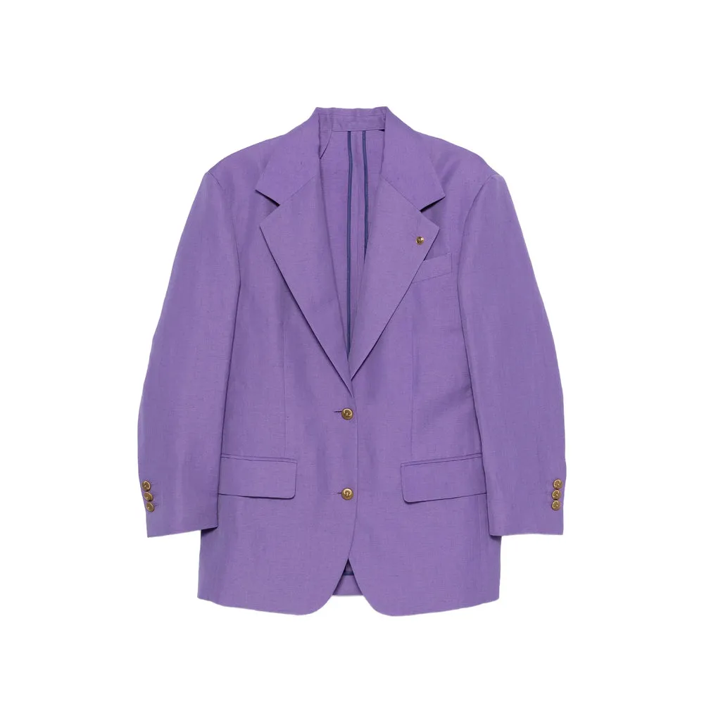 Blazer Linen-Wool Purple sold by Lord & Taylor