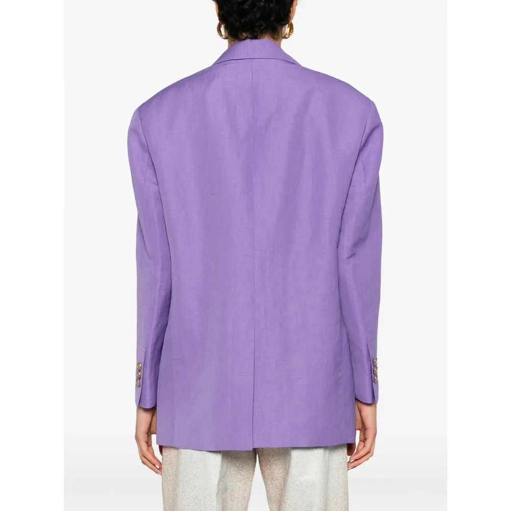 Blazer Linen-Wool Purple sold by Lord & Taylor product image thumbnail 3