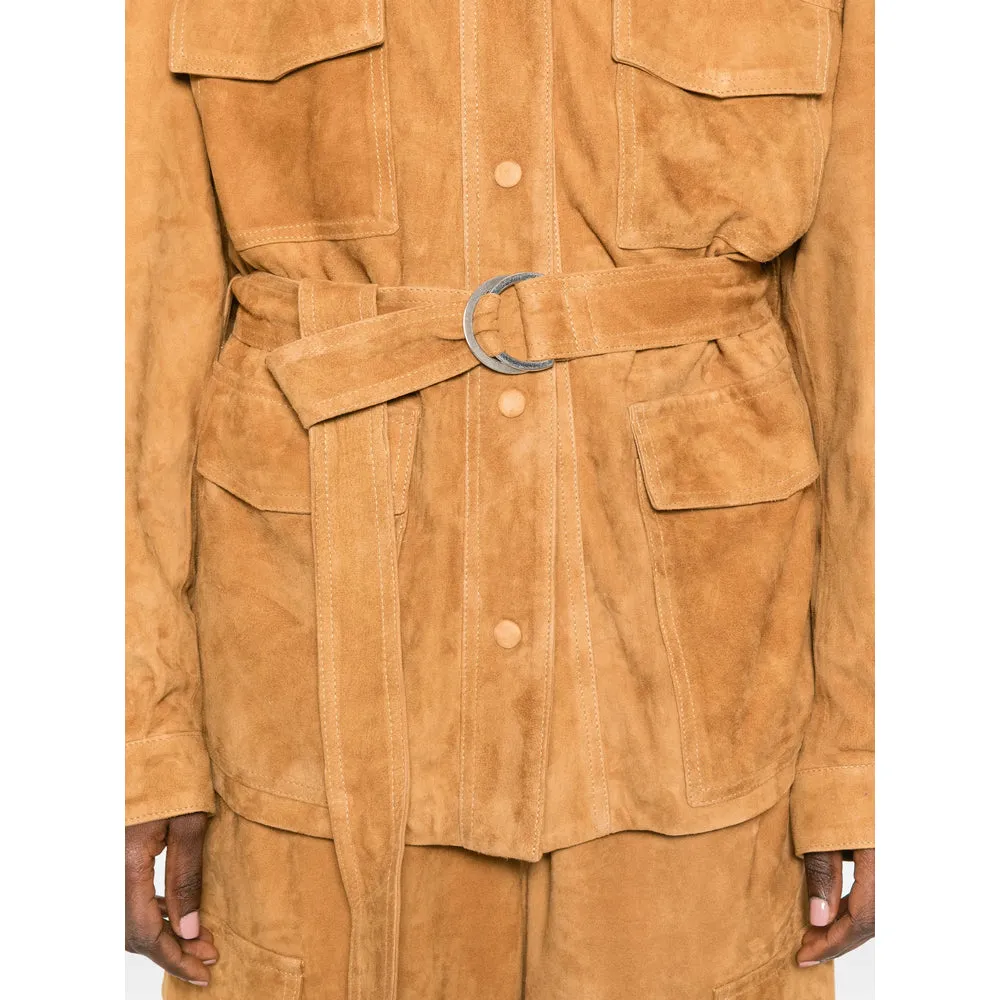 Military Jacket Cassell Brown Suede sold by Lord & Taylor product image thumbnail 2