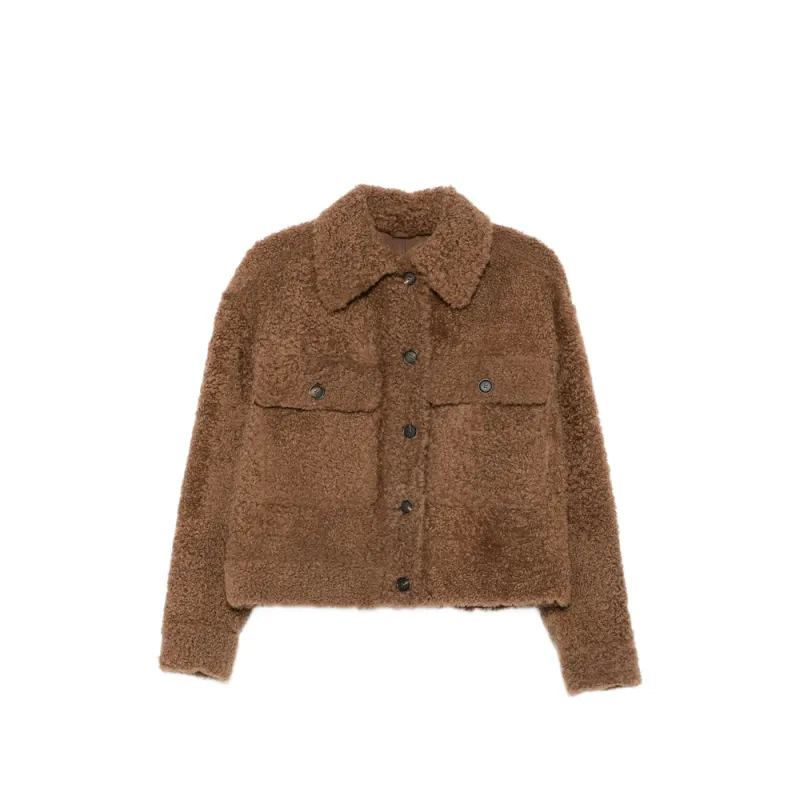 Shearling Jacket Brown made by Brunello Cucinelli