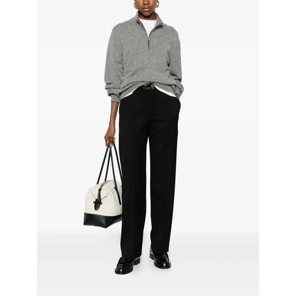 Straight Trousers Virgin Wool Black sold by Lord & Taylor product image thumbnail 4