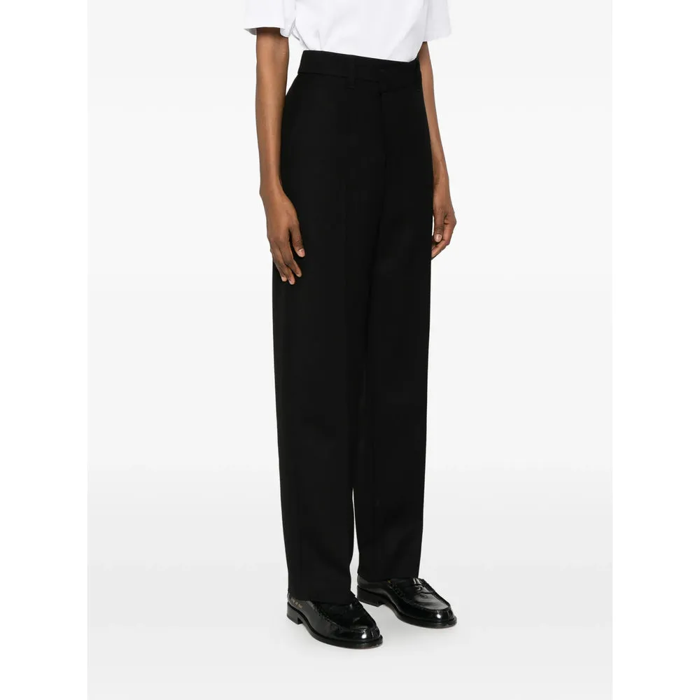 Straight Trousers Virgin Wool Black sold by Lord & Taylor product image thumbnail 2