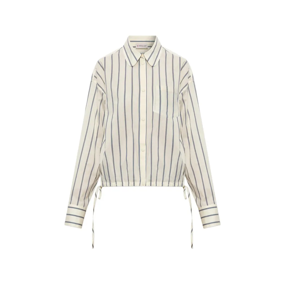Shirt Beige Vertical Stripe sold by Lord & Taylor