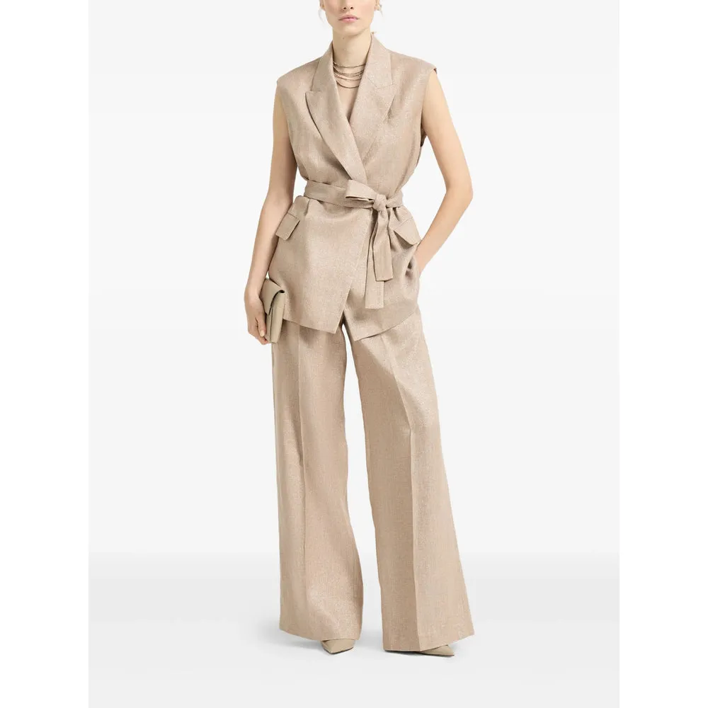 Linen Waistcoat Neutrals sold by Lord & Taylor product image thumbnail 4