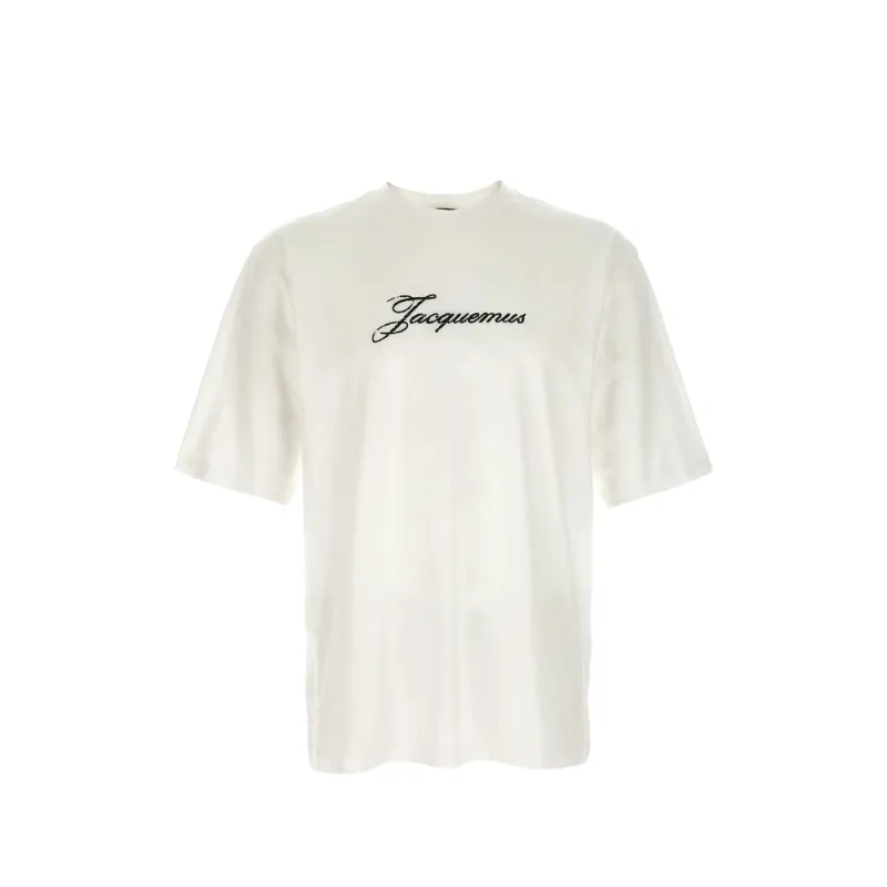 T-shirt White Cotton-Hemp made by Jacquemus