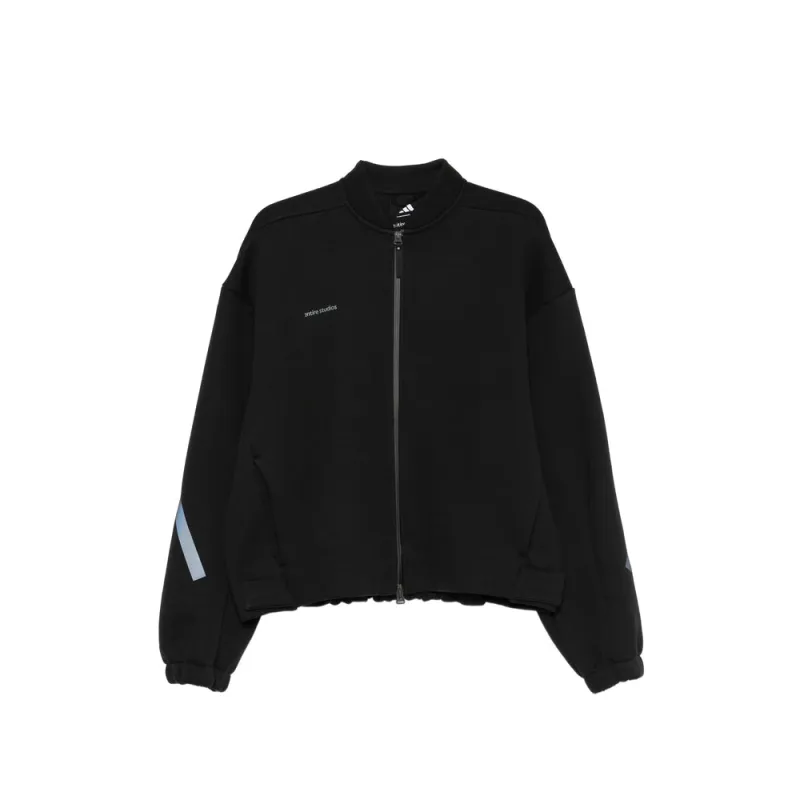 Zip-Up Sweatshirt Black made by Adidas