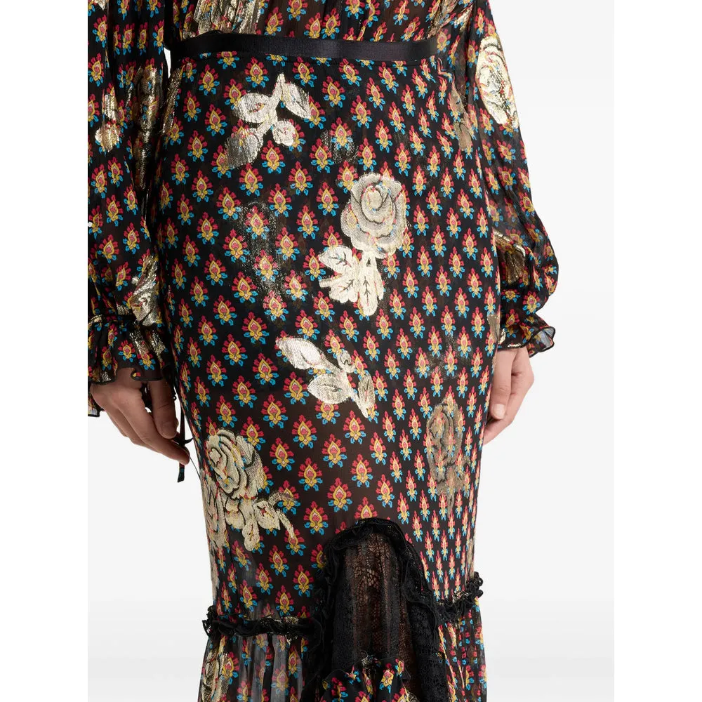 Silk Skirt in Black sold by Lord & Taylor product image thumbnail 3
