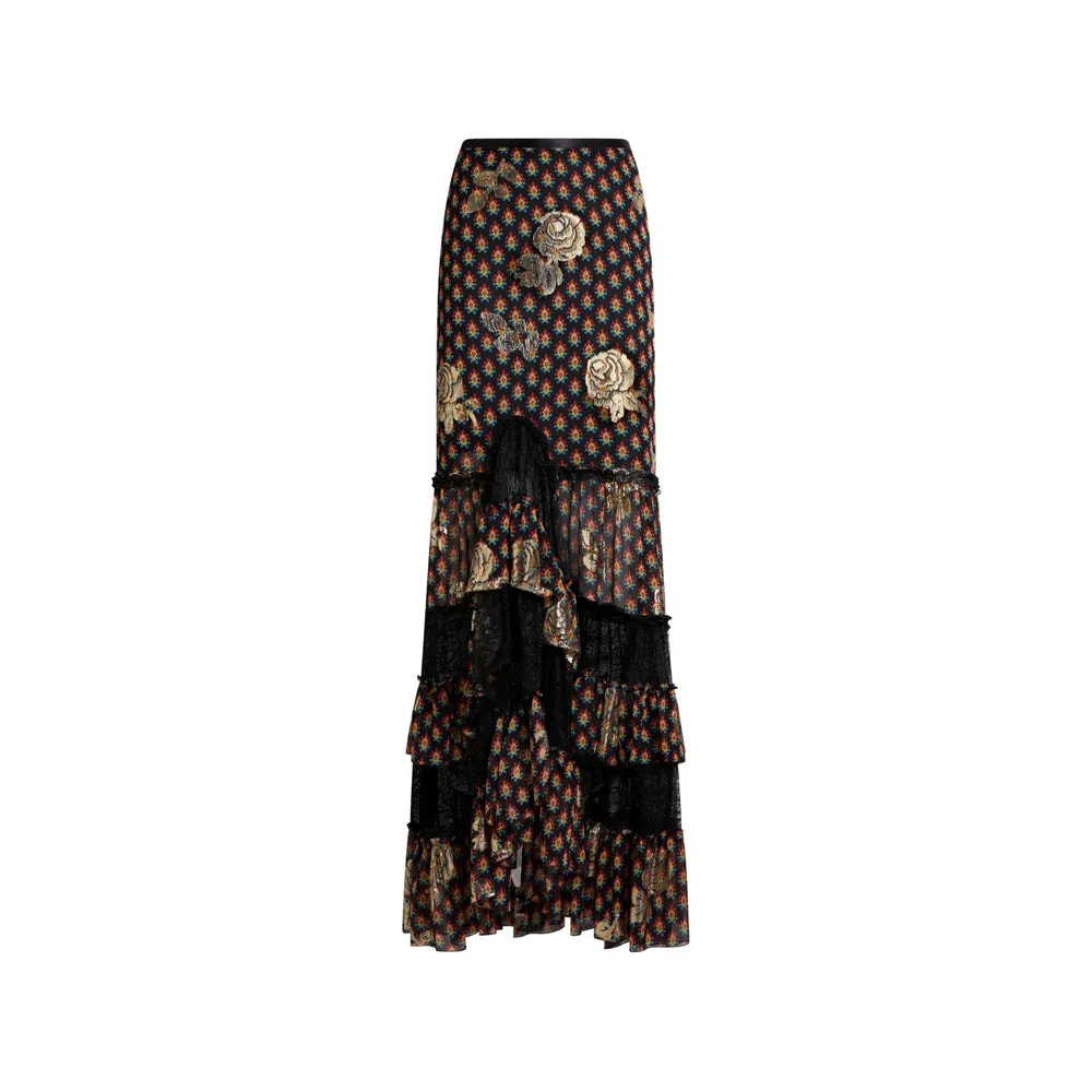 Silk Skirt in Black sold by Lord & Taylor