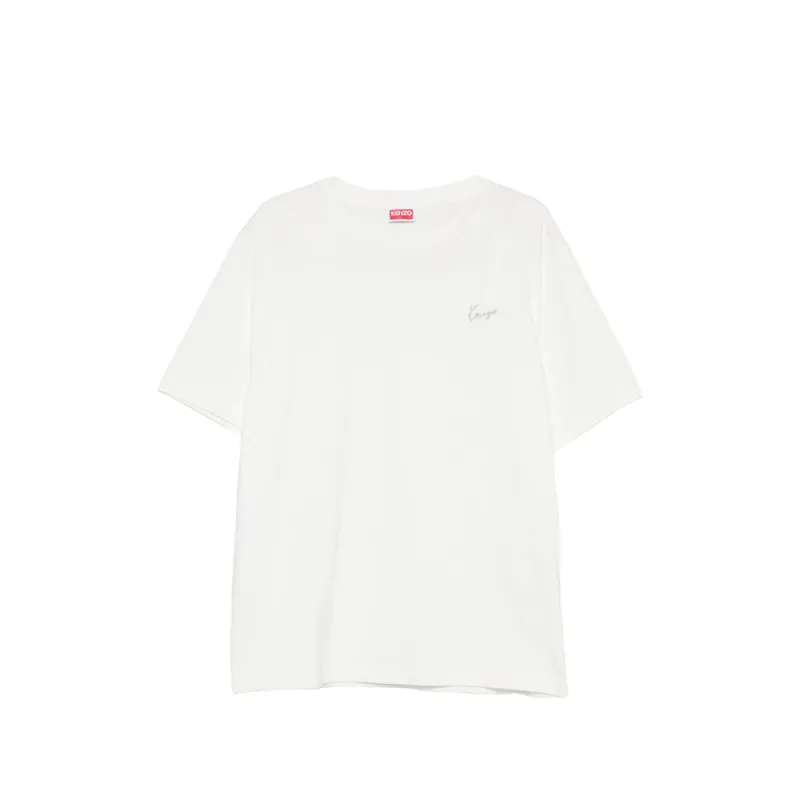 T-shirt White Cotton made by Kenzo