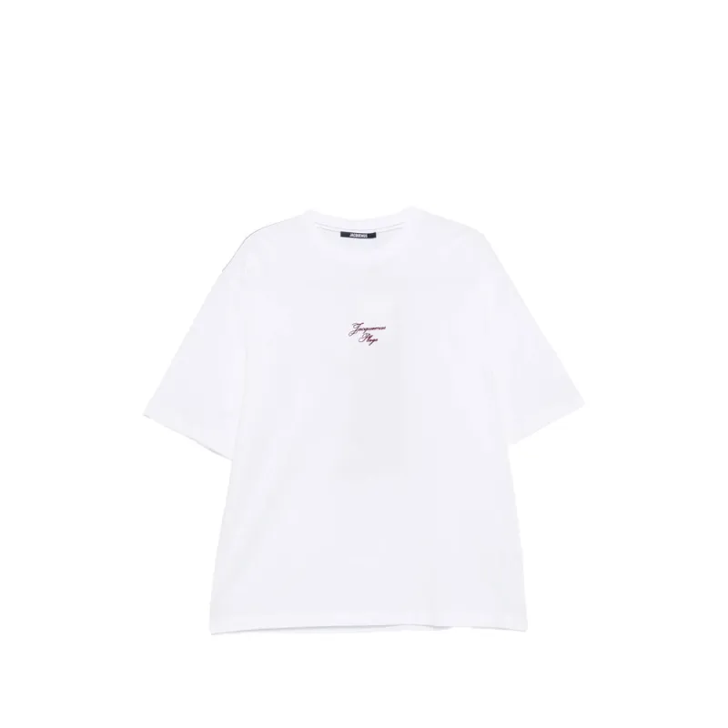 T-shirt White Cotton Jersey made by Jacquemus