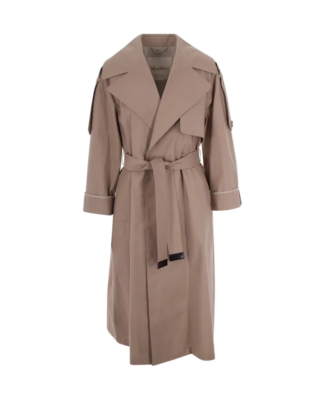 Trench Coat Water-Repellent Sand made by MaxMara