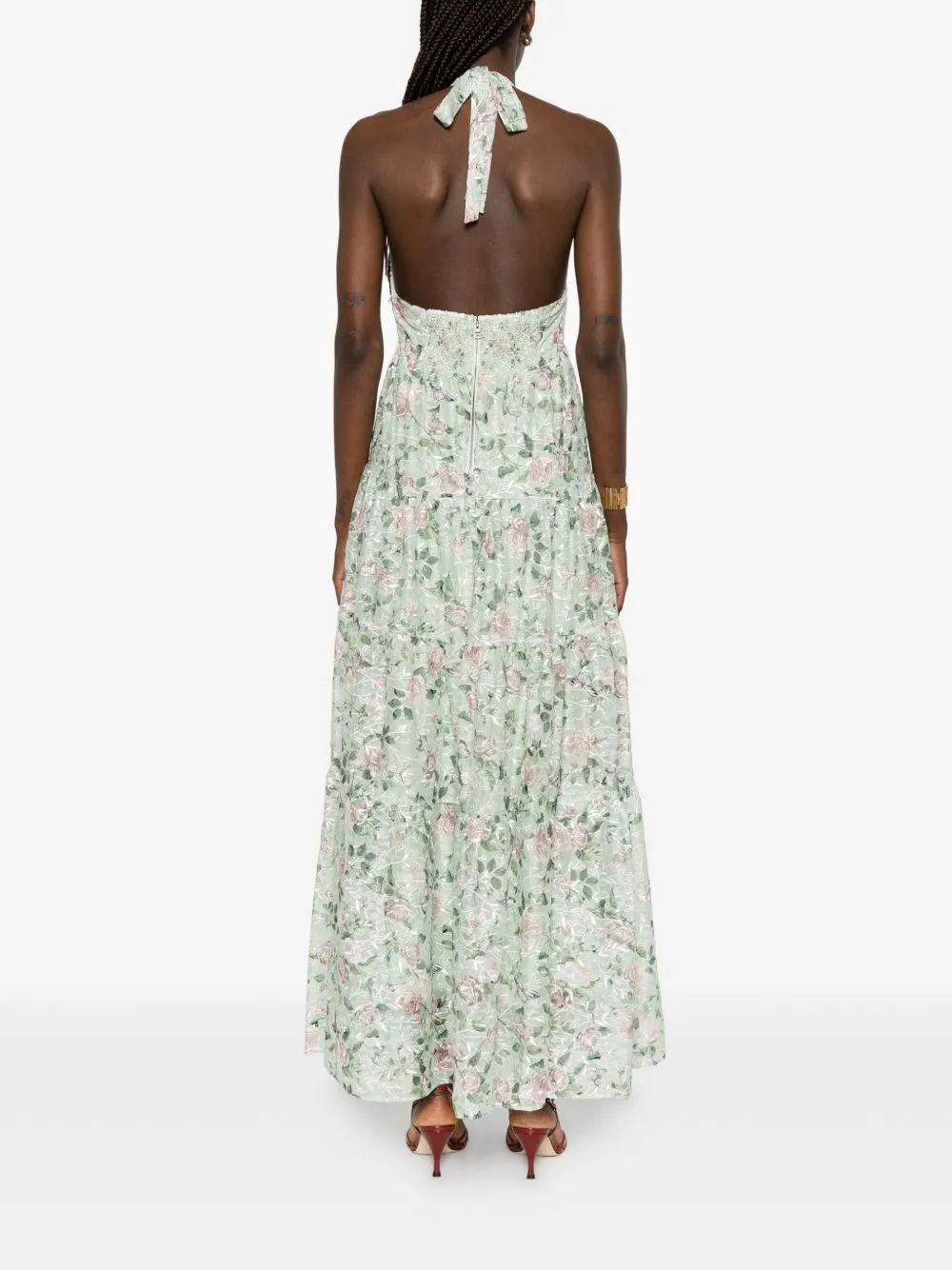 MAURA PRINTED MAXI DRESS sold by Lord & Taylor product image thumbnail 5