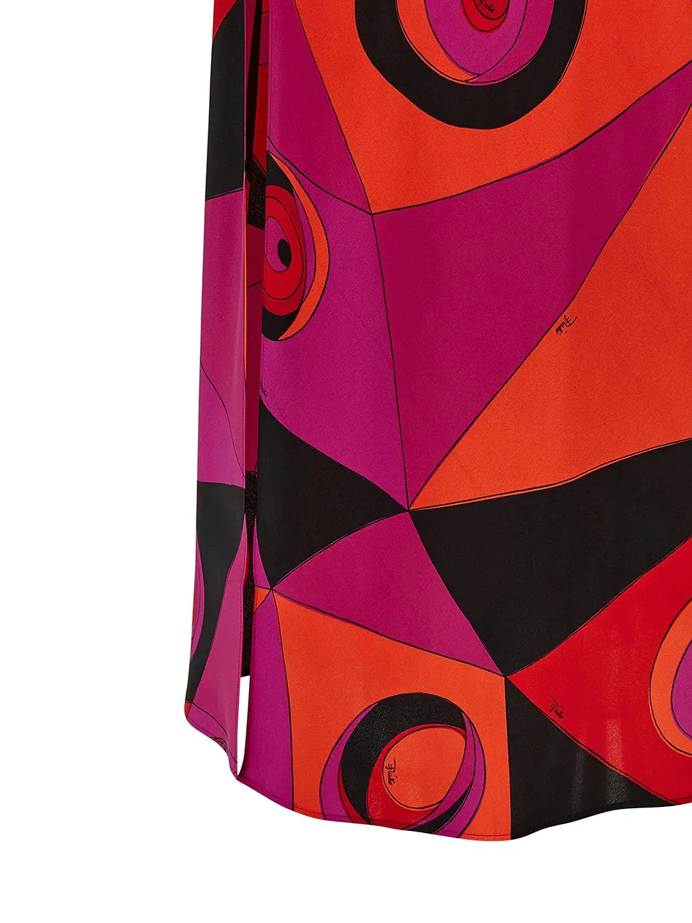 Emilio Pucci Silk Midi Dress, Pink and Purple sold by Lord & Taylor product image thumbnail 3