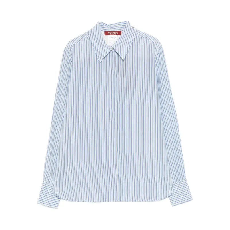 Light Blue Stripe Pattern Shirt made by Lord & Taylor