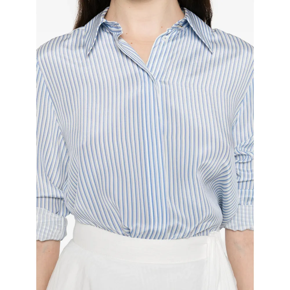 Light Blue Stripe Pattern Shirt sold by Lord & Taylor product image thumbnail 3