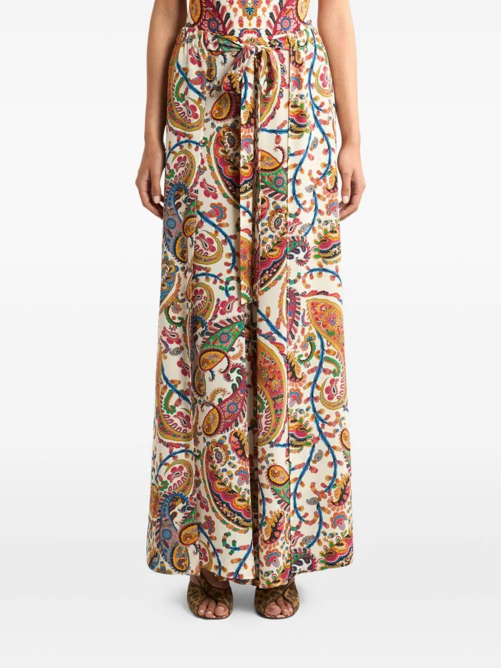 Trousers Wide-Leg White sold by Lord & Taylor product image thumbnail 3