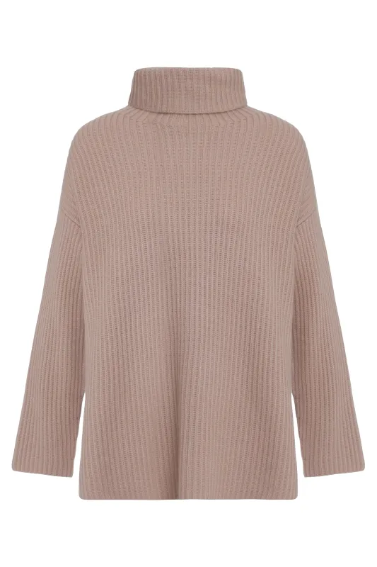 Cashmere Turtleneck Sweater made by Le Kasha