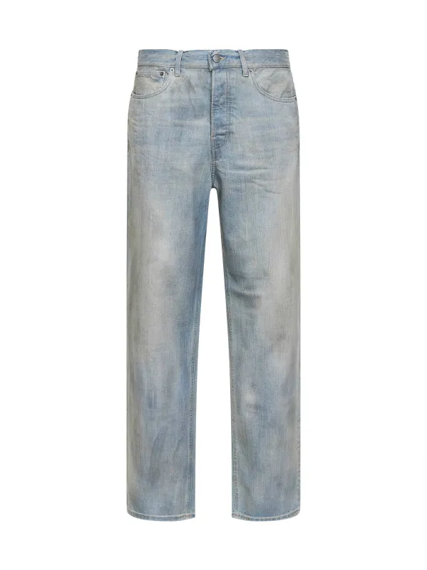 Jeans Logan Straight Beige made by Haikure