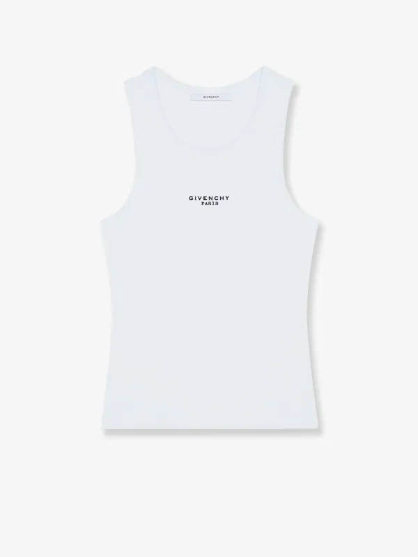 Cotton Blend Tank Top made by Givenchy