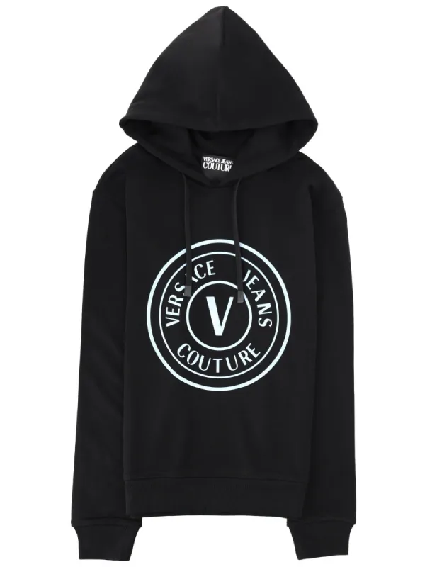 Hooded Sweatshirt Black made by Versace