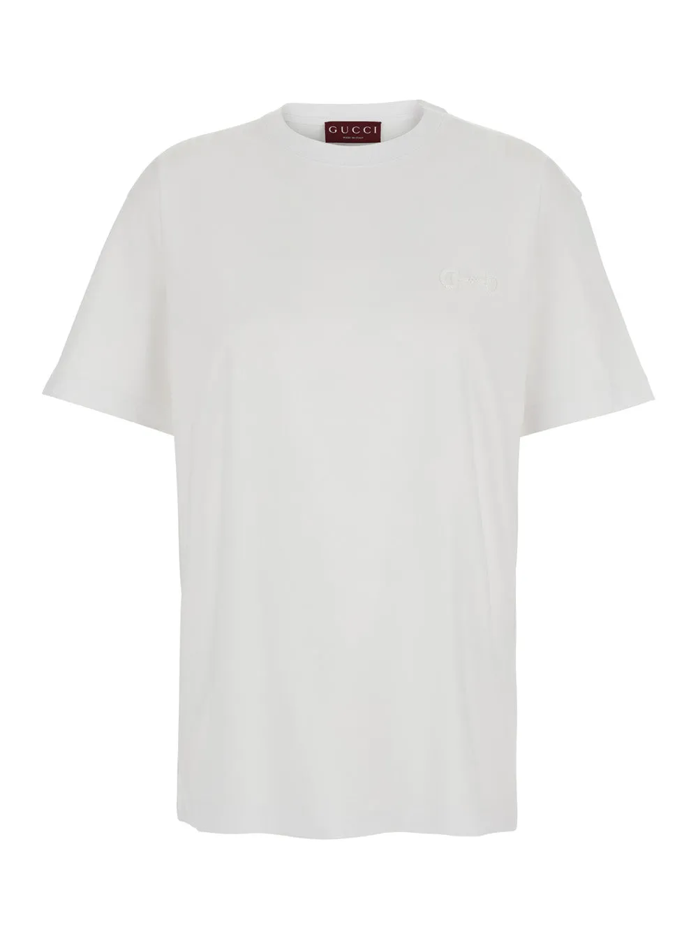 Crew Neck T-Shirt White Cotton sold by Lord & Taylor