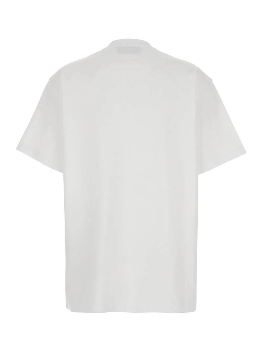 Crew Neck T-Shirt White Cotton sold by Lord & Taylor product image thumbnail 2