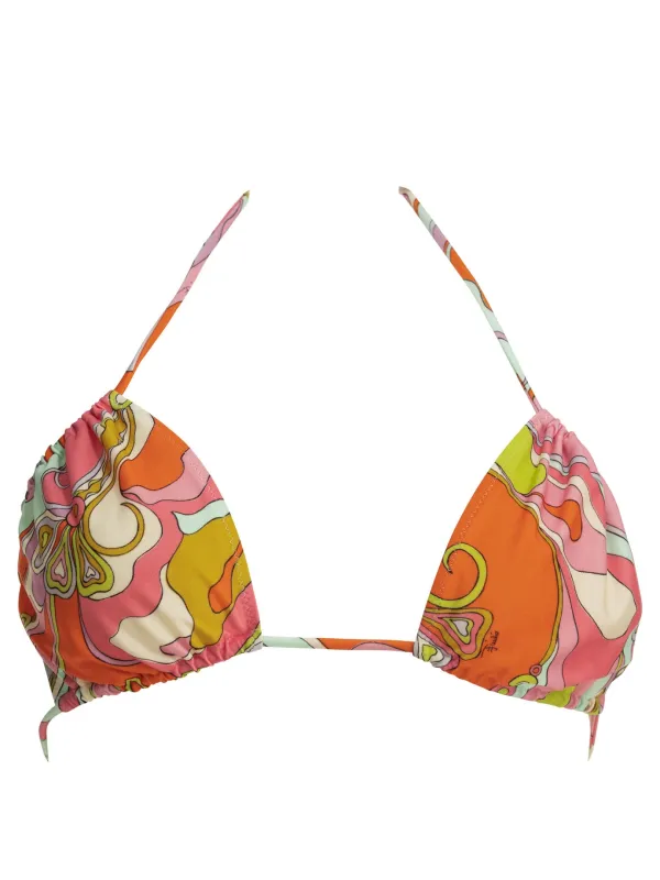 "ORCHIDEE" BIKINI TOP made by Emilio Pucci
