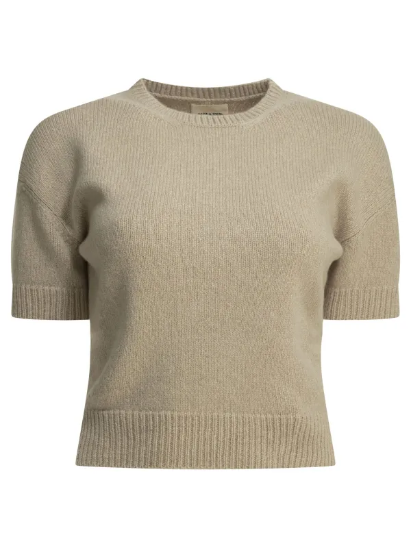 "GOLDEN" CREW-NECK SWEATER made by KHAITE