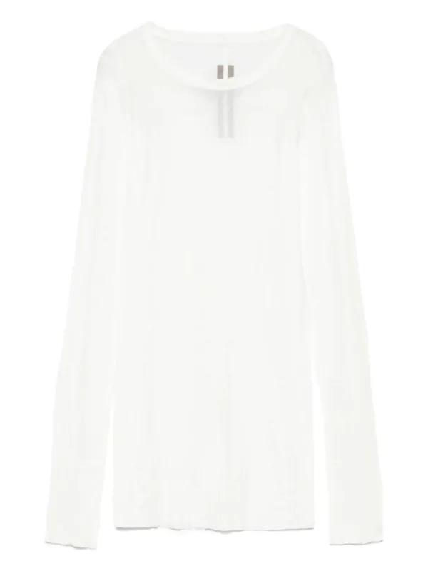 Ribbed Long Sleeve Top made by Rick Owens