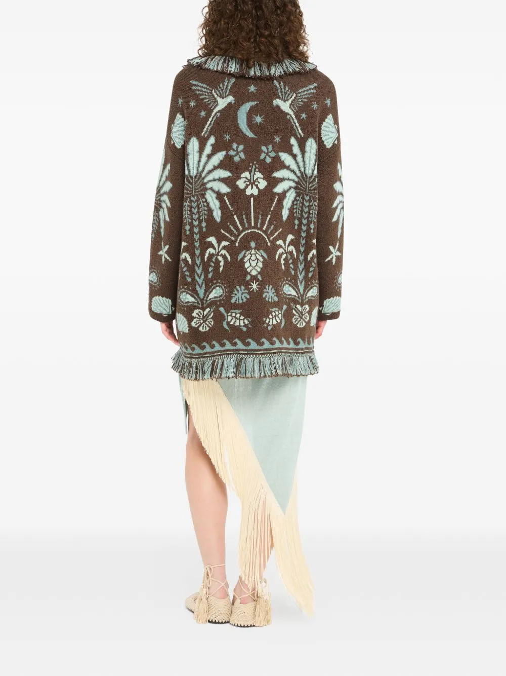 ECHOES OF THE ISLAND WOOL AND COTTON CARDIGAN sold by Lord & Taylor product image thumbnail 3