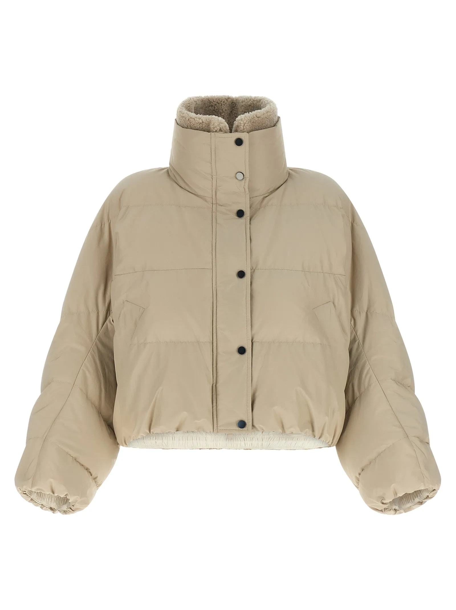 Cropped down jacket sold by Lord & Taylor
