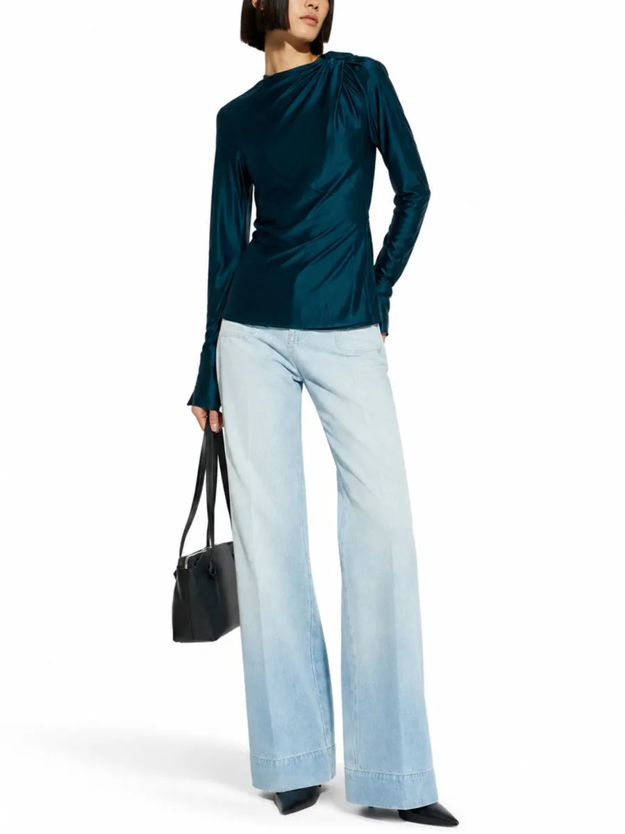 DRAPED BLOUSE sold by Lord & Taylor product image thumbnail 2