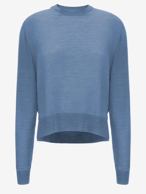 Wool and Cashmere Blend Sweater made by Jil Sander