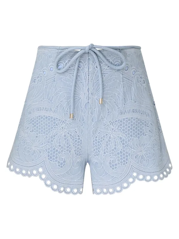 Daylight Denim Shorts made by Zimmermann