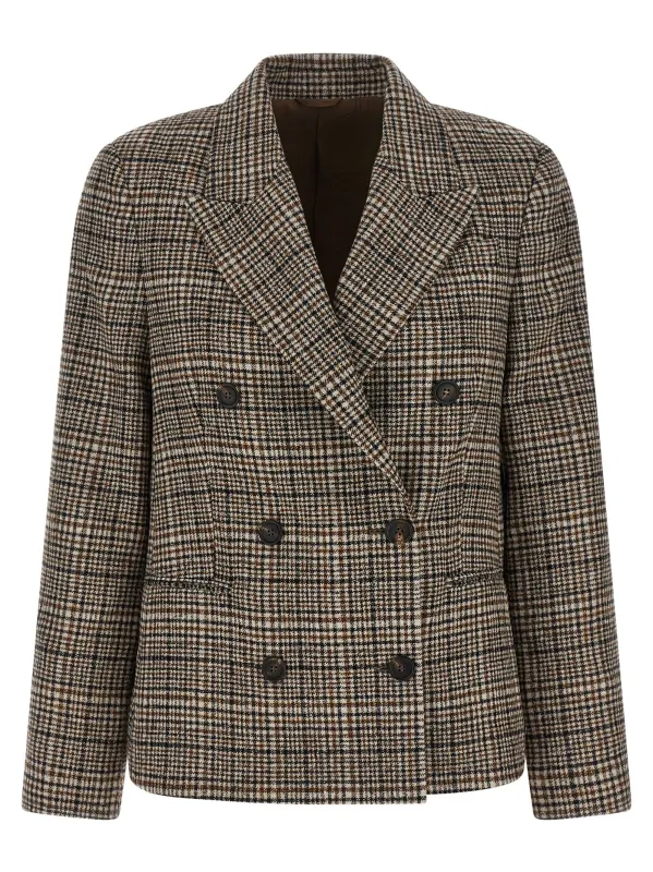 Double-breasted blazer made by Brunello Cucinelli