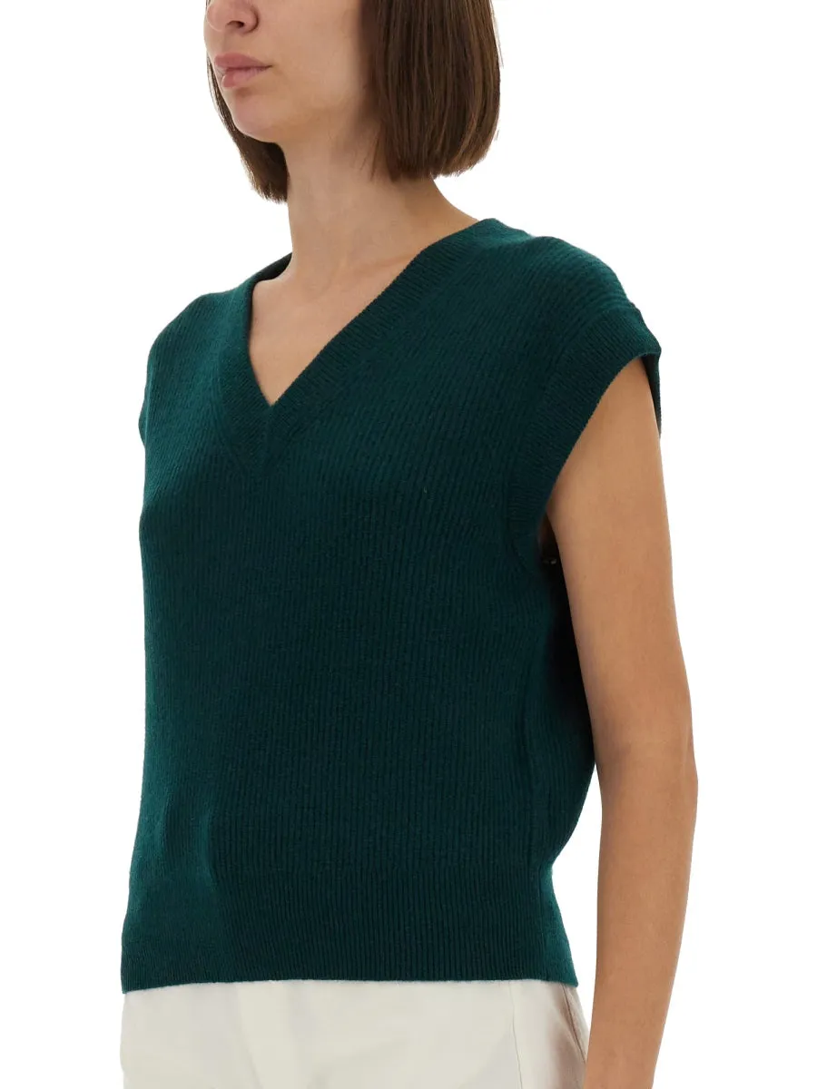 RIBBED KNIT VEST sold by Lord & Taylor product image thumbnail 4