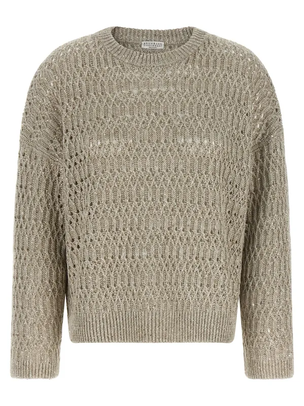 'Dazzling Braids' sweater made by Brunello Cucinelli