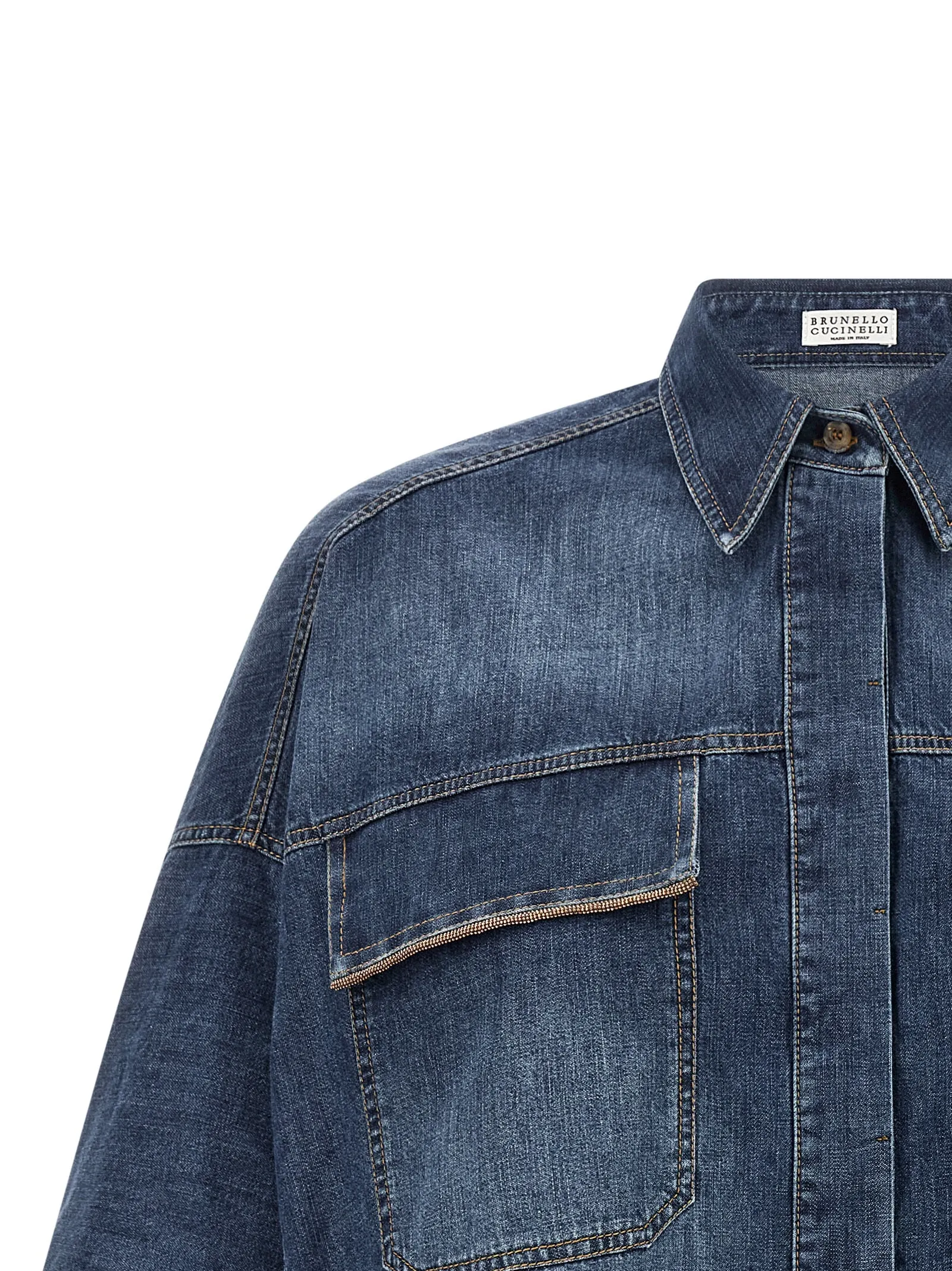 Lightweight denim shirt sold by Lord & Taylor product image thumbnail 3
